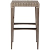 Artistica Cohesion Milo Leather Backless Barstool