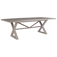 Ringo Rectangular Dining Table with One Table Leaf