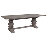 Axiom Rectangular Dining Table with Two Table Extension Leaves
