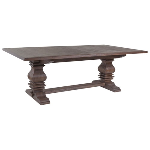 Axiom Rectangular Dining Table with Two Table Extension Leaves