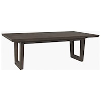 Brio Rectangular Dining Table with Two Table Leaves