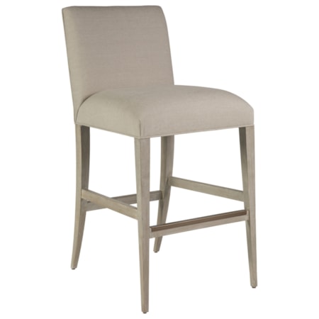 Madox Upholstered Low Back Barstool