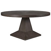 Chronicle Contemporary Round Wood Dining Table