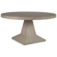 Chronicle Contemporary Round Wood Dining Table