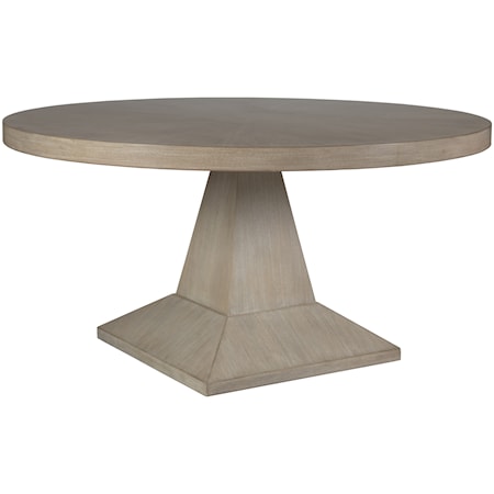 Chronicle Contemporary Round Wood Dining Table