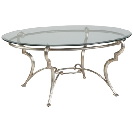 Oval Cocktail Table