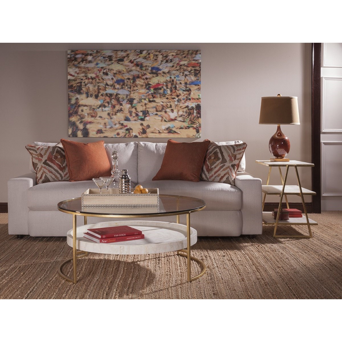 Artistica Cumulus Round  41 Inch Cocktail Table