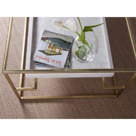 Rectangular 45 Inch Cocktail Table