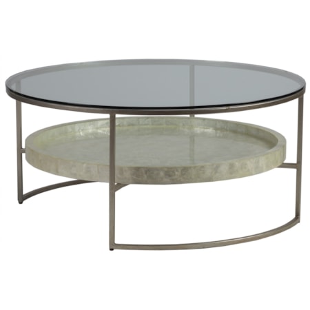 Round 41 Inch Cocktail Table