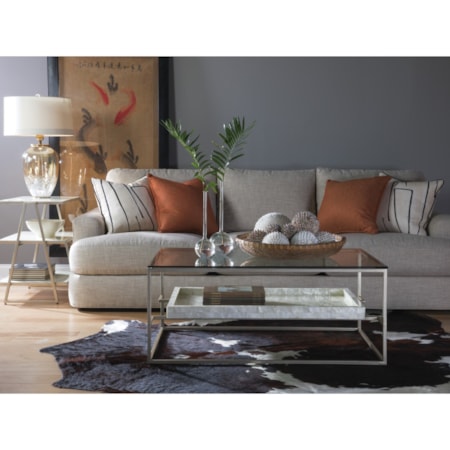 Rectangular 45 Inch Cocktail Table