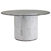 Artistica Greta Round Dining Table with Glass Top