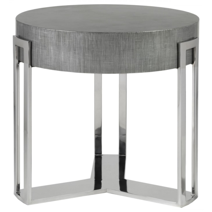 Artistica Iridium Round End Table