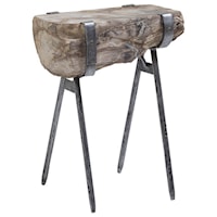 Wyatt Spot Table with Petrified Wood