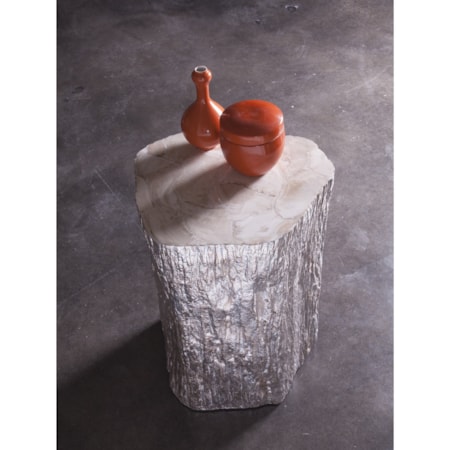 Trunk Segment Accent Table