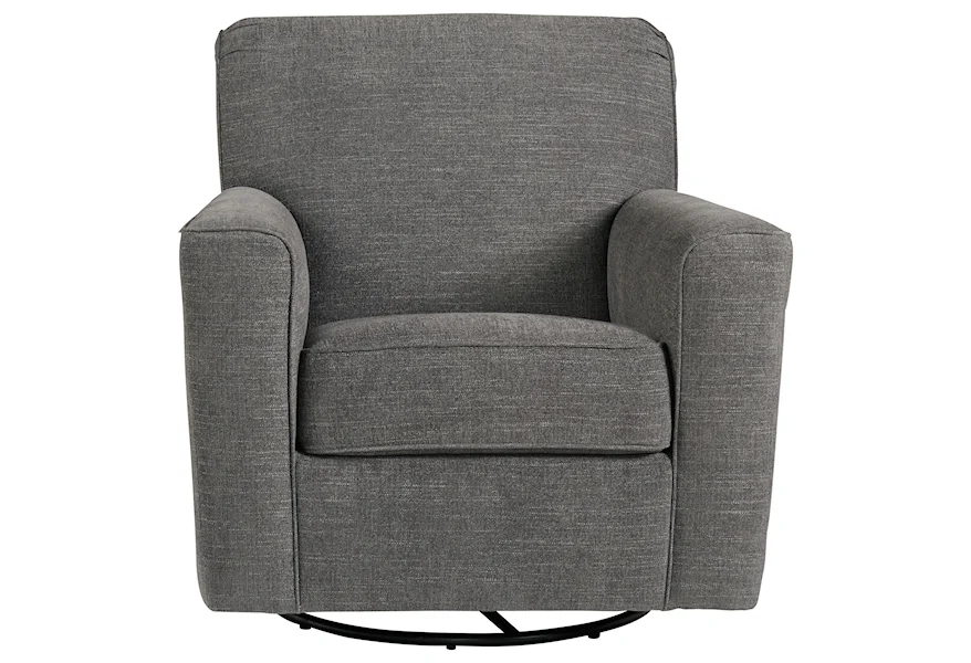 Alcona Swivel Glider Accent Chair by Ashley Furniture at Esprit Decor Home Furnishings