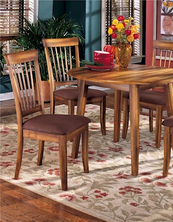 5-Piece Drop Leaf Table & Side Chair Set