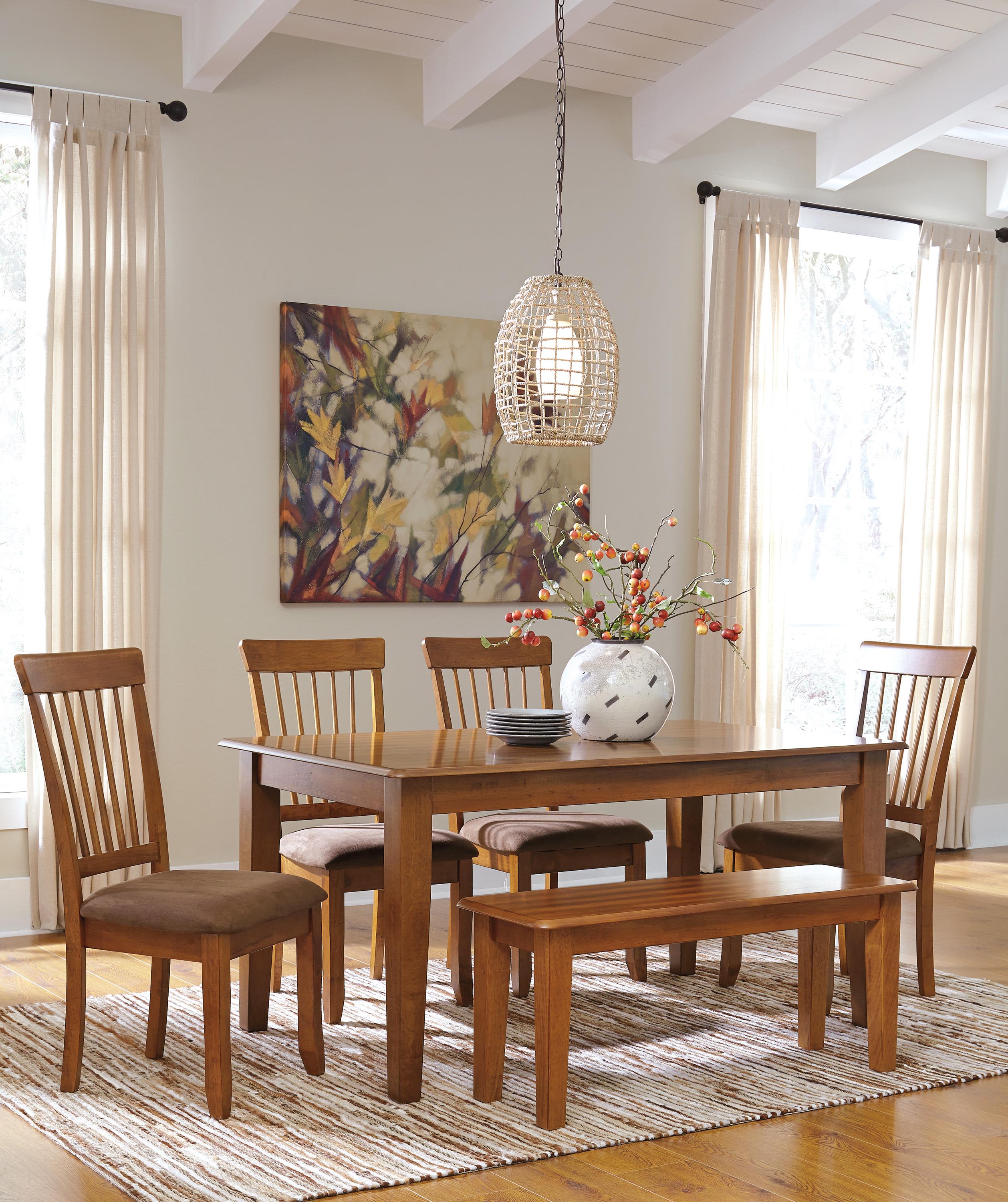 Ashley furniture dining chairs with casters shop