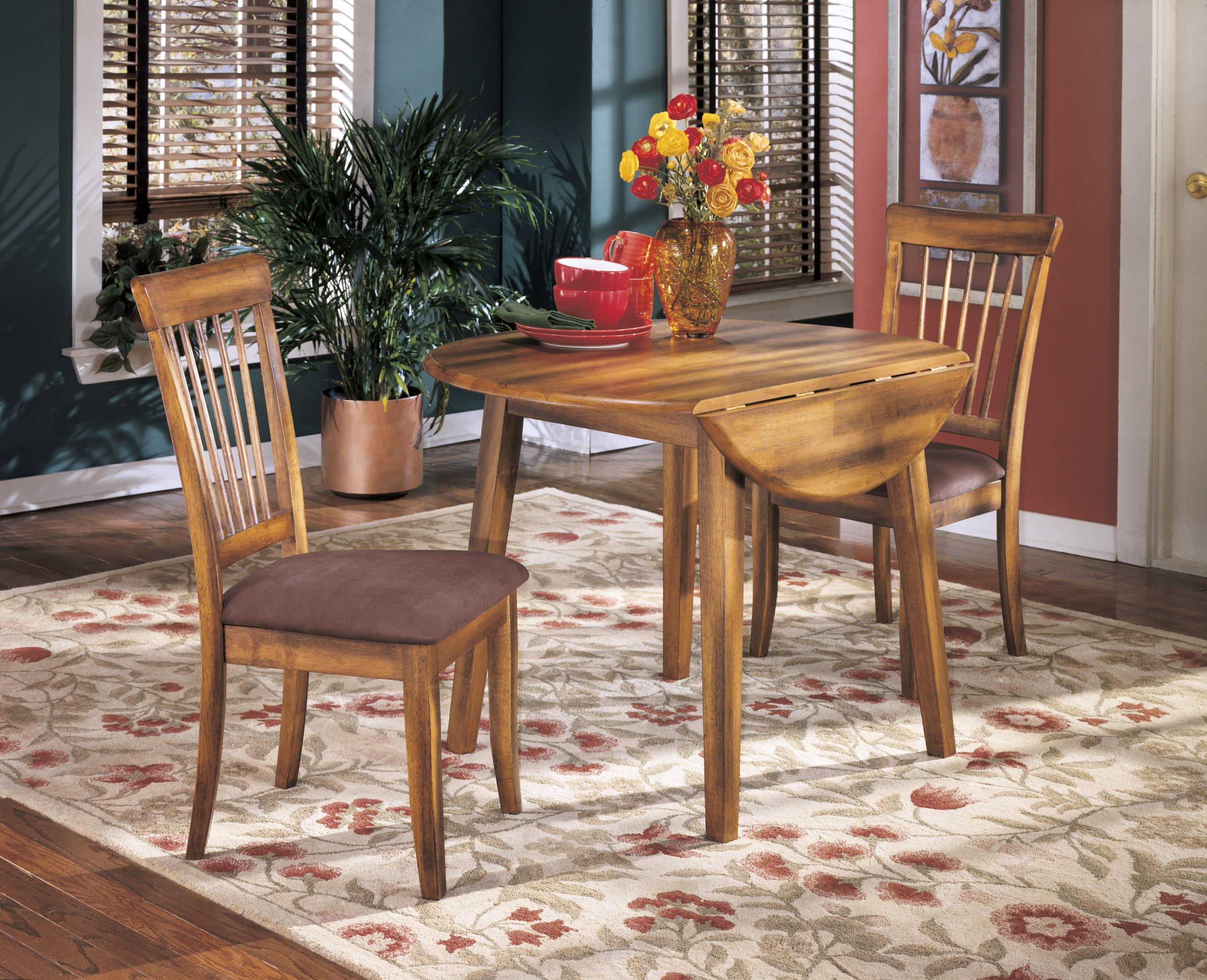 Ashley furniture dining chairs with casters sales