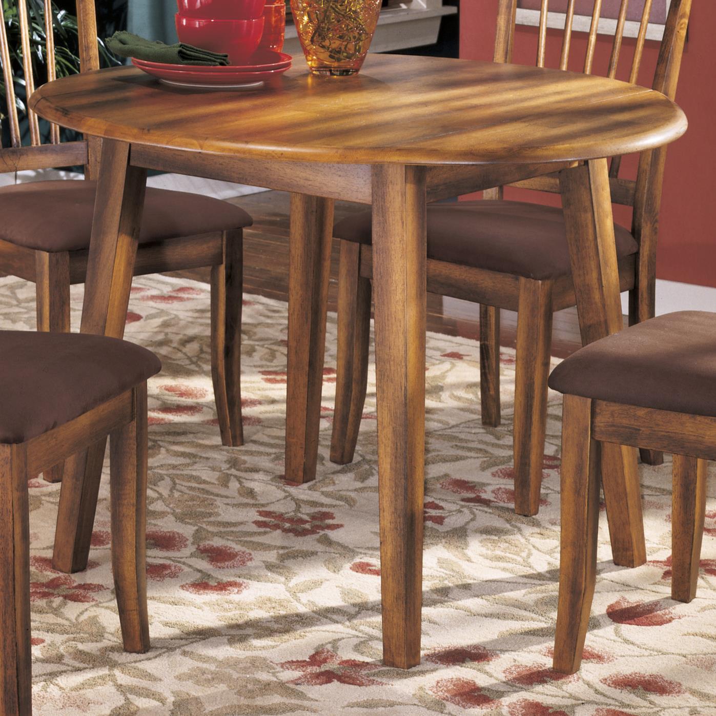 Ashley Furniture Berringer D199 15 Hickory Stained Hardwood Round