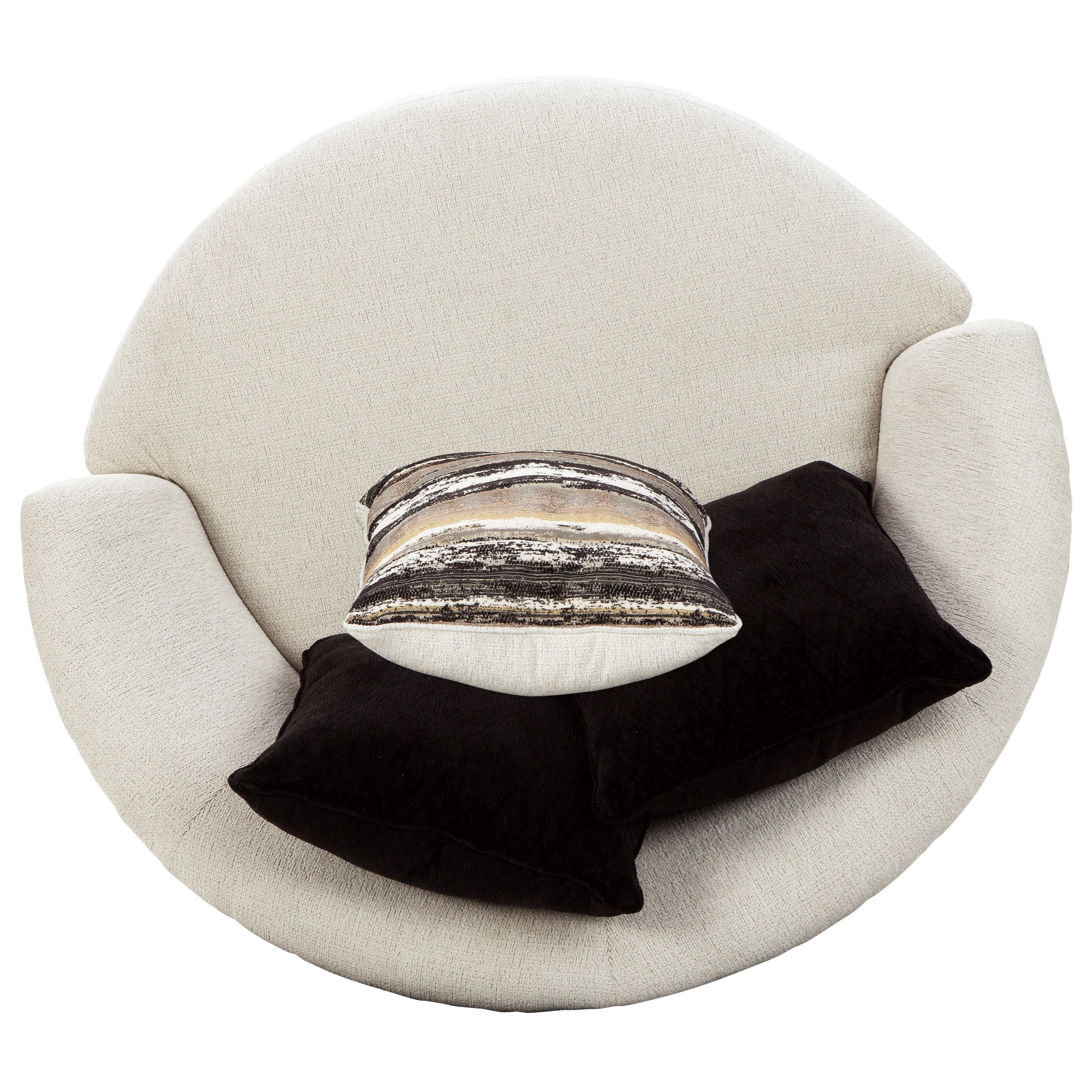 Ashley round online swivel chair