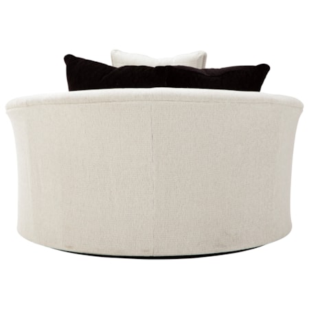 Oversized Round Swivel Chair