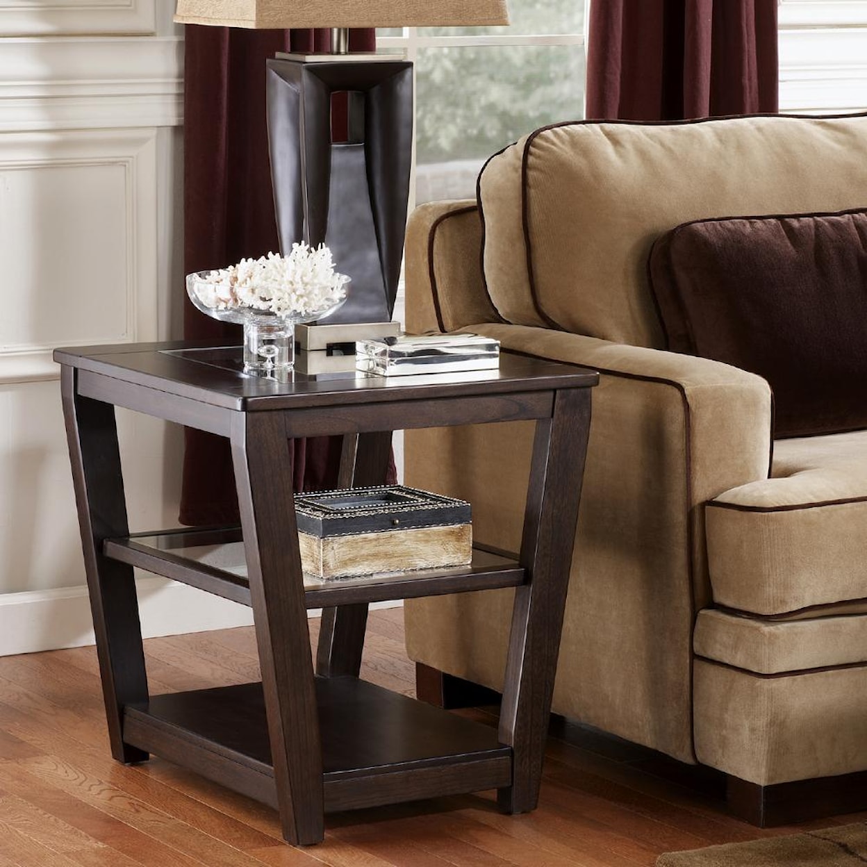 Signature Design by Ashley Caron Square End Table