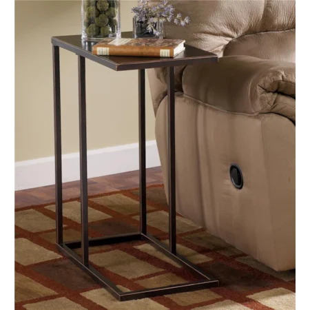 Bronze Chairside End Table
