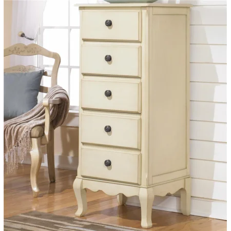 5 Drawer Lingerie Chest with Cabriole Legs