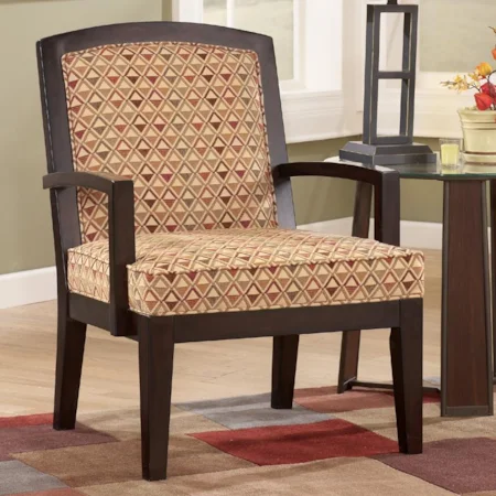 Showood Accent Chair with Smooth Wood Frame