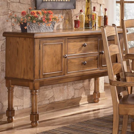 Traditional Dining Sideboard with Drawer Storage
