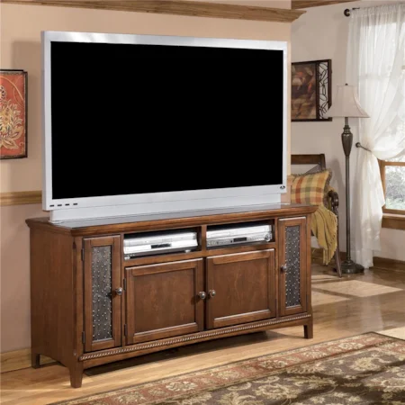 60 in TV Stand with Doors and Shelves