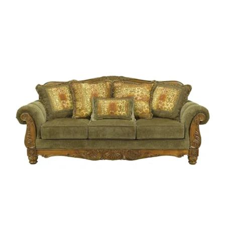 Sofa with Foliage Overlays
