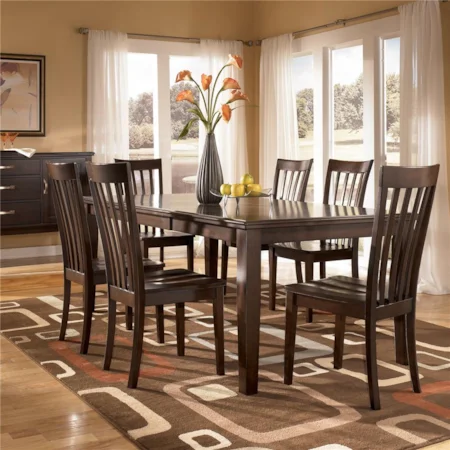 7 Piece Rectangular Table & Side Chair Dining Set