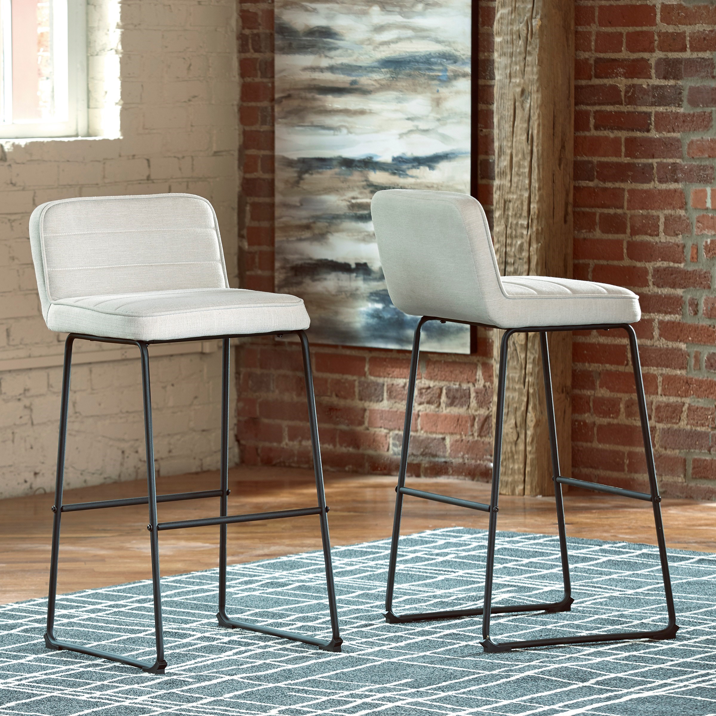 Tall kitchen best sale stools with backs