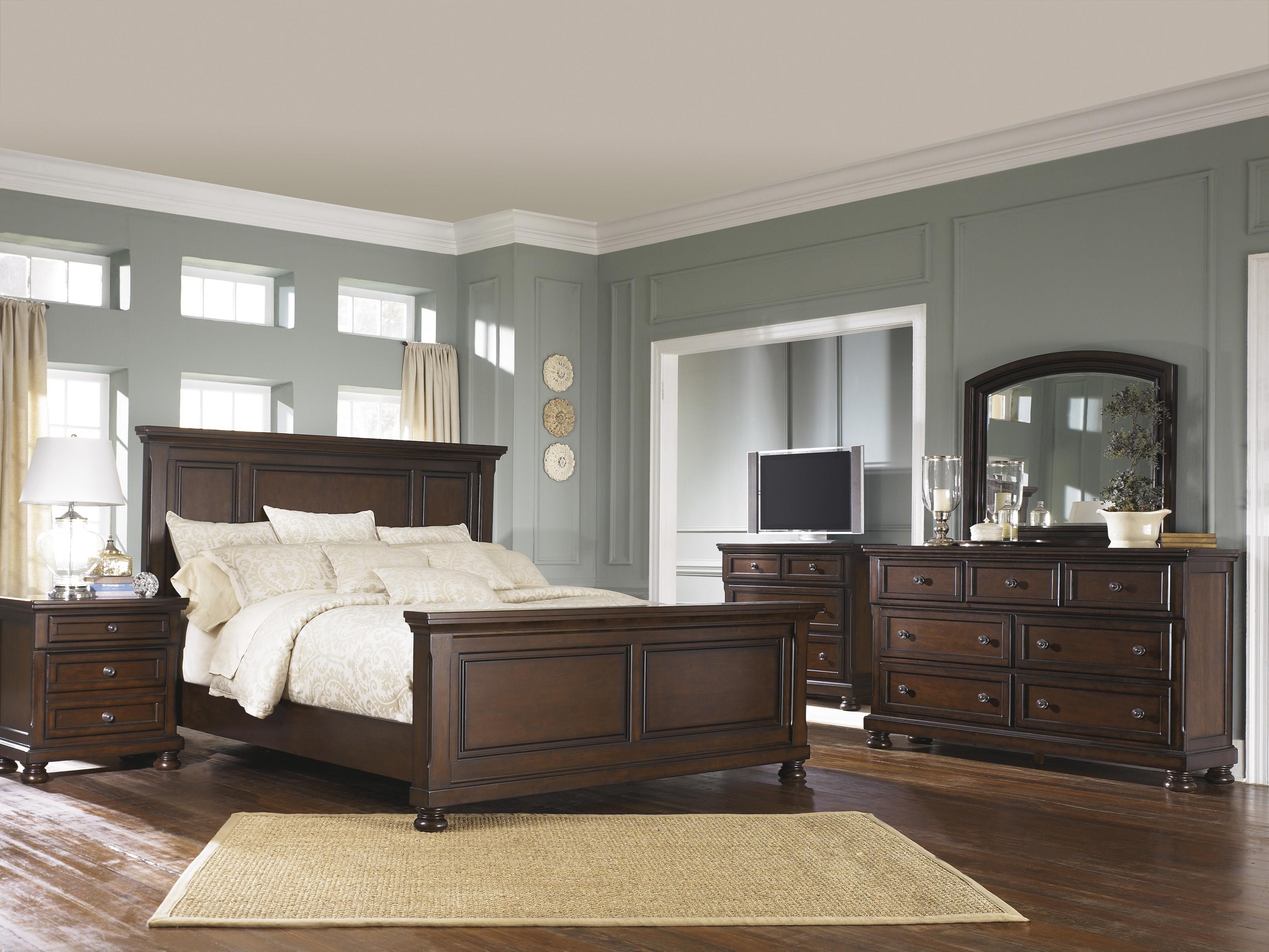 Ashley Furniture Porter B69777+74+98+31+36+92+39 Queen Sleigh Bed with
