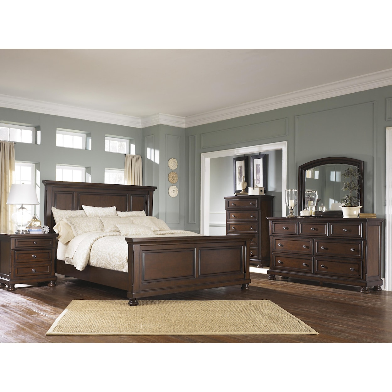 Ashley Furniture Porter House Queen Bedroom Group