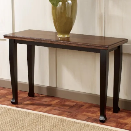 Two-Tone Sofa Table
