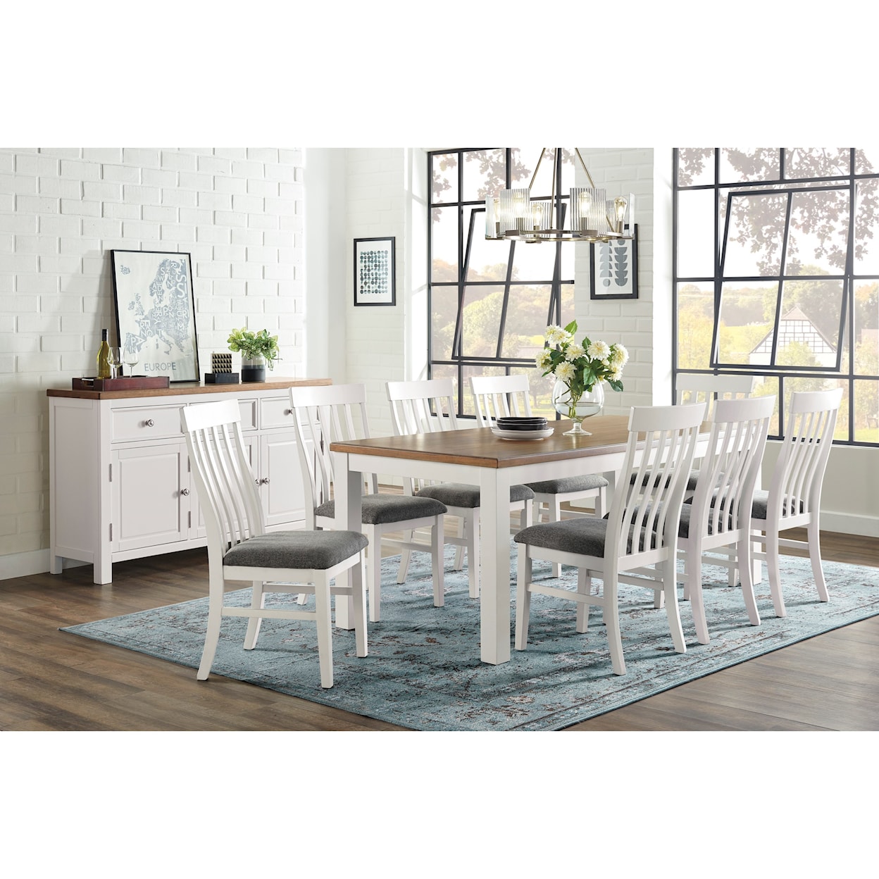 Ashley Furniture Westconi 9-Piece Dining Table Set