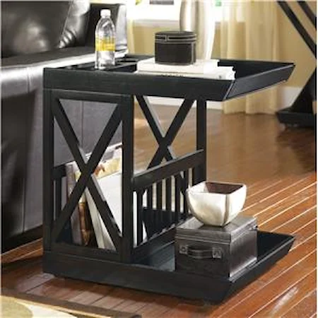 Contemporary Rectangular End Table