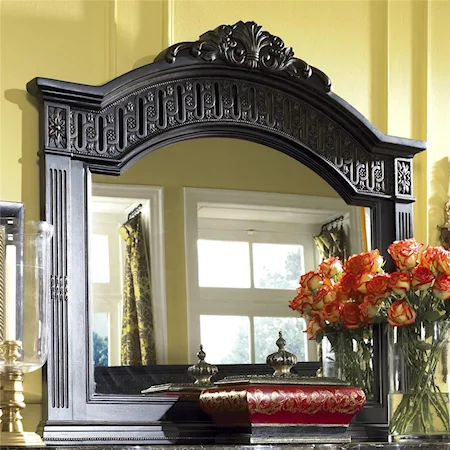 Ornamental Crown Dresser Mirror