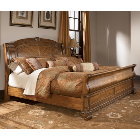 King Sleigh Bed
