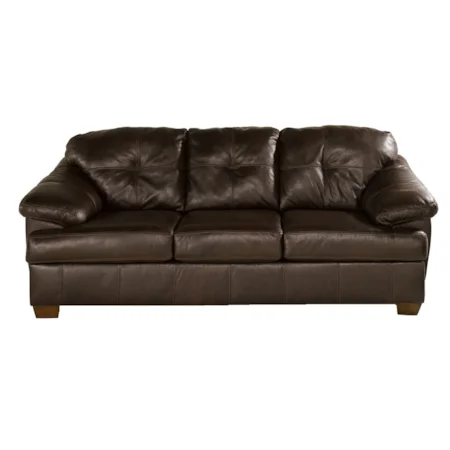Leather Queen Sleeper Sofa