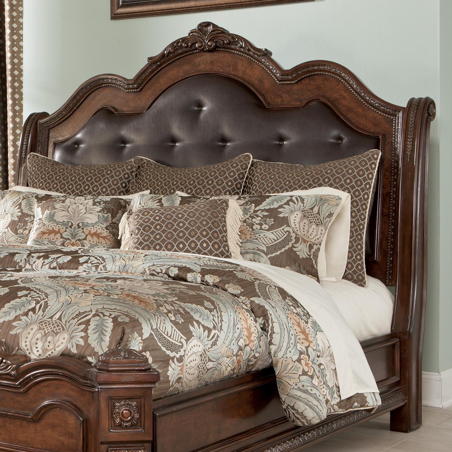 Ledelle Queen Sleigh Bedroom Set Bed Frame For Small Room