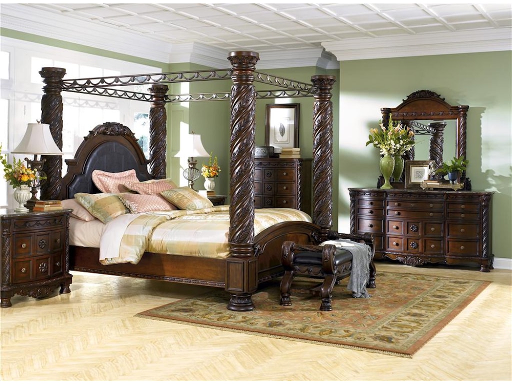 Millennium North Shore California King Canopy Bed Royal Furniture