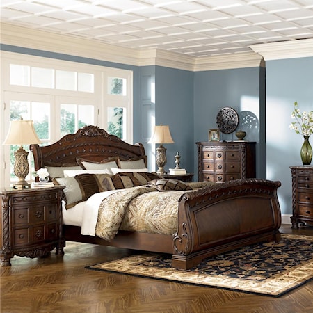 Queen Sleigh Bed