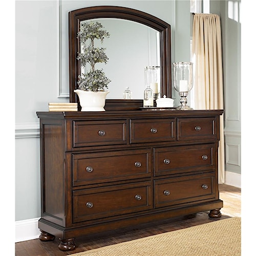 Ashley Furniture Porter Dresser Amp Mirror Combo Northeast