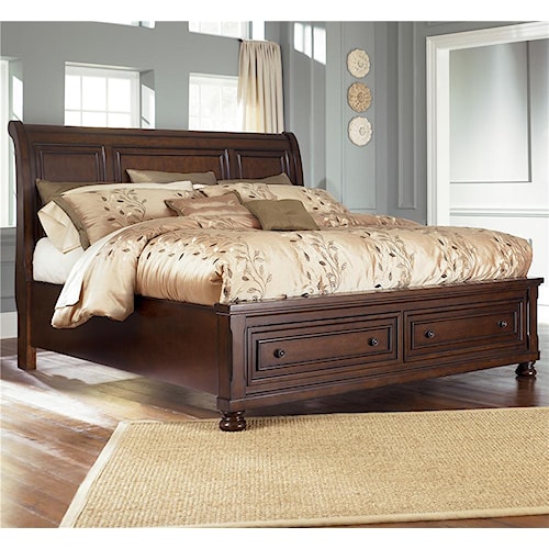 Ashley Furniture Porter King Storage Bed (Queen size $699 ...