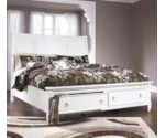 Millennium Prentice Queen Sleigh Bed with Storage Footboard