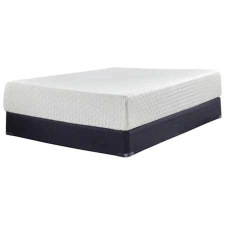 Queen 12" Memory Foam Mattress-in-a-Box and Foundation