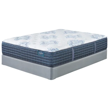 King 15 1/2" Firm Pocketed Coil Mattress and Foundation